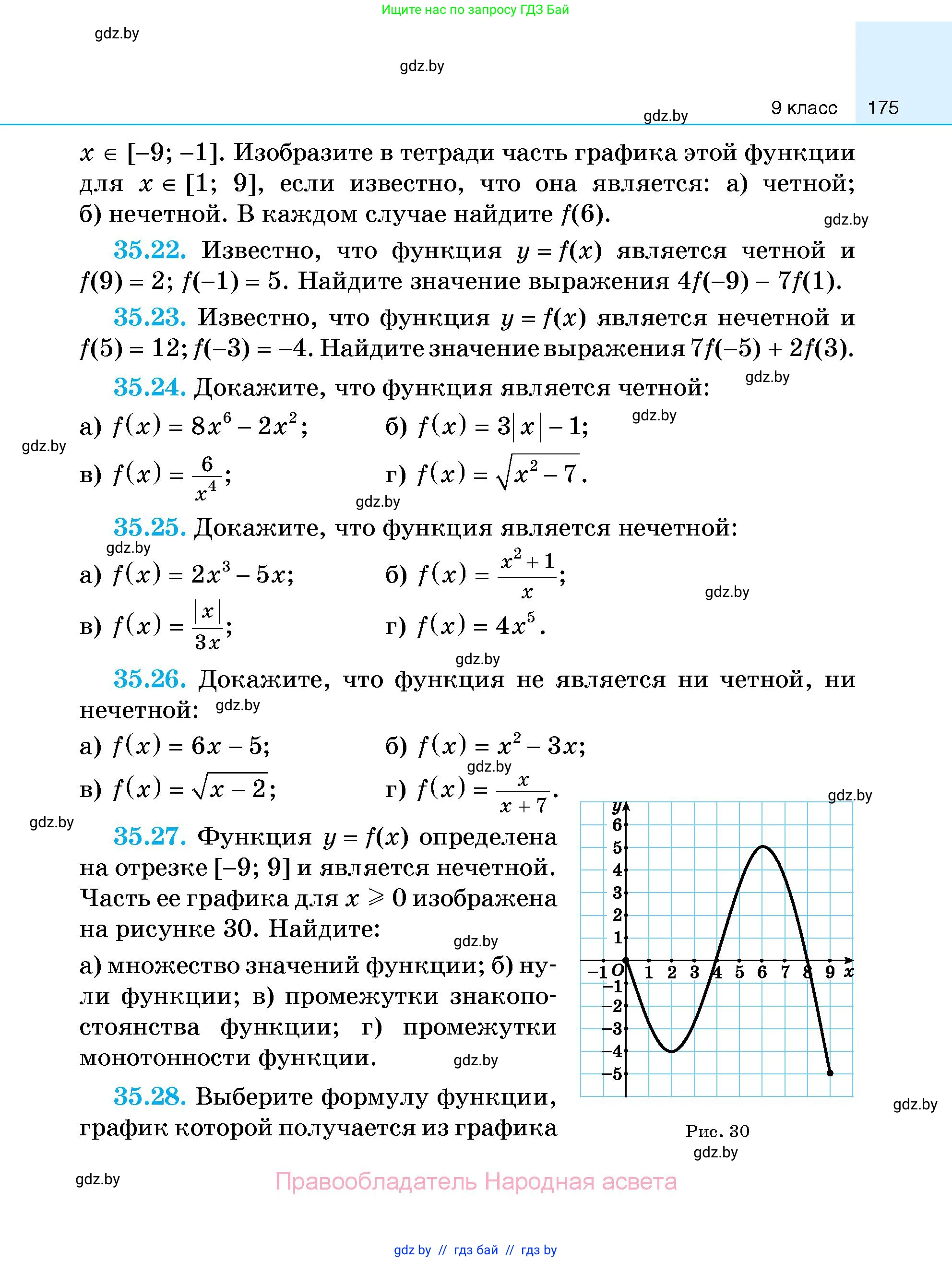 Алгебра, 7-9 класс Сборник задач, авторы: Арефьева Ирина Глебовна, Пирютко Ольга Николаевна, издательство Народная асвета, Минск, 2020, страница 175