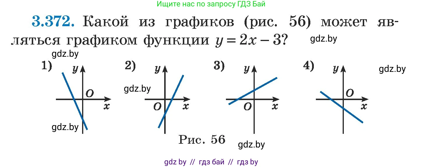 Алгебра, 7 класс Учебник, авторы: Арефьева Ирина Глебовна, Пирютко Ольга Николаевна, издательство Народная асвета, Минск, 2022, зелёного цвета, страница 247, номер 3.372, Условие