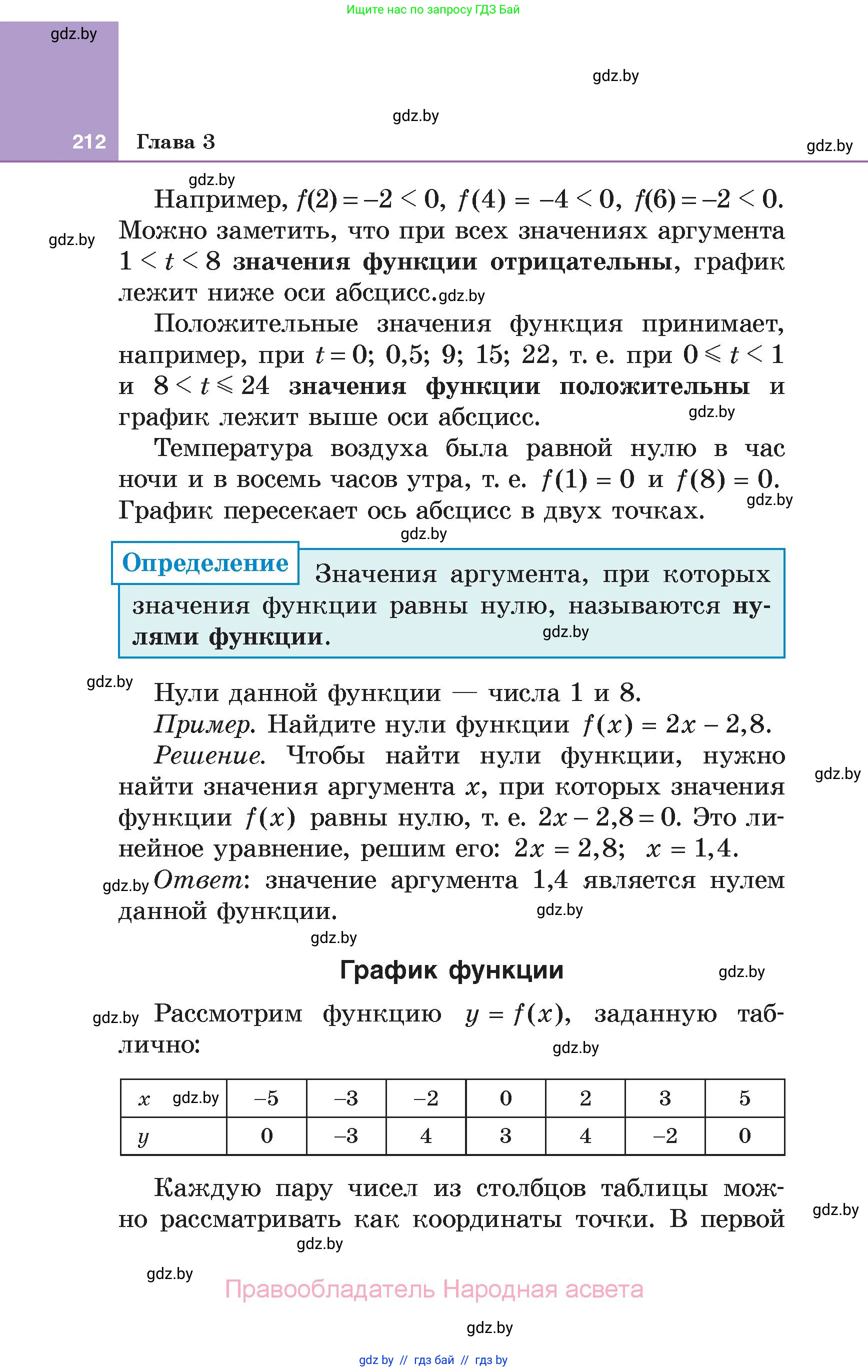 Алгебра, 7 класс Учебник, авторы: Арефьева Ирина Глебовна, Пирютко Ольга Николаевна, издательство Народная асвета, Минск, 2022, зелёного цвета, страница 212