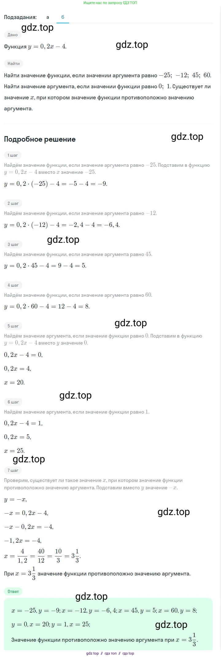 Алгебра, 7 класс Учебник, авторы: Макарычев Юрий Николаевич, Миндюк Нора Григорьевна, Нешков Константин Иванович, Суворова Светлана Борисовна, издательство Просвещение, Москва, 2023, белого цвета, страница 91, номер 368, Решение 5 (продолжение 2)