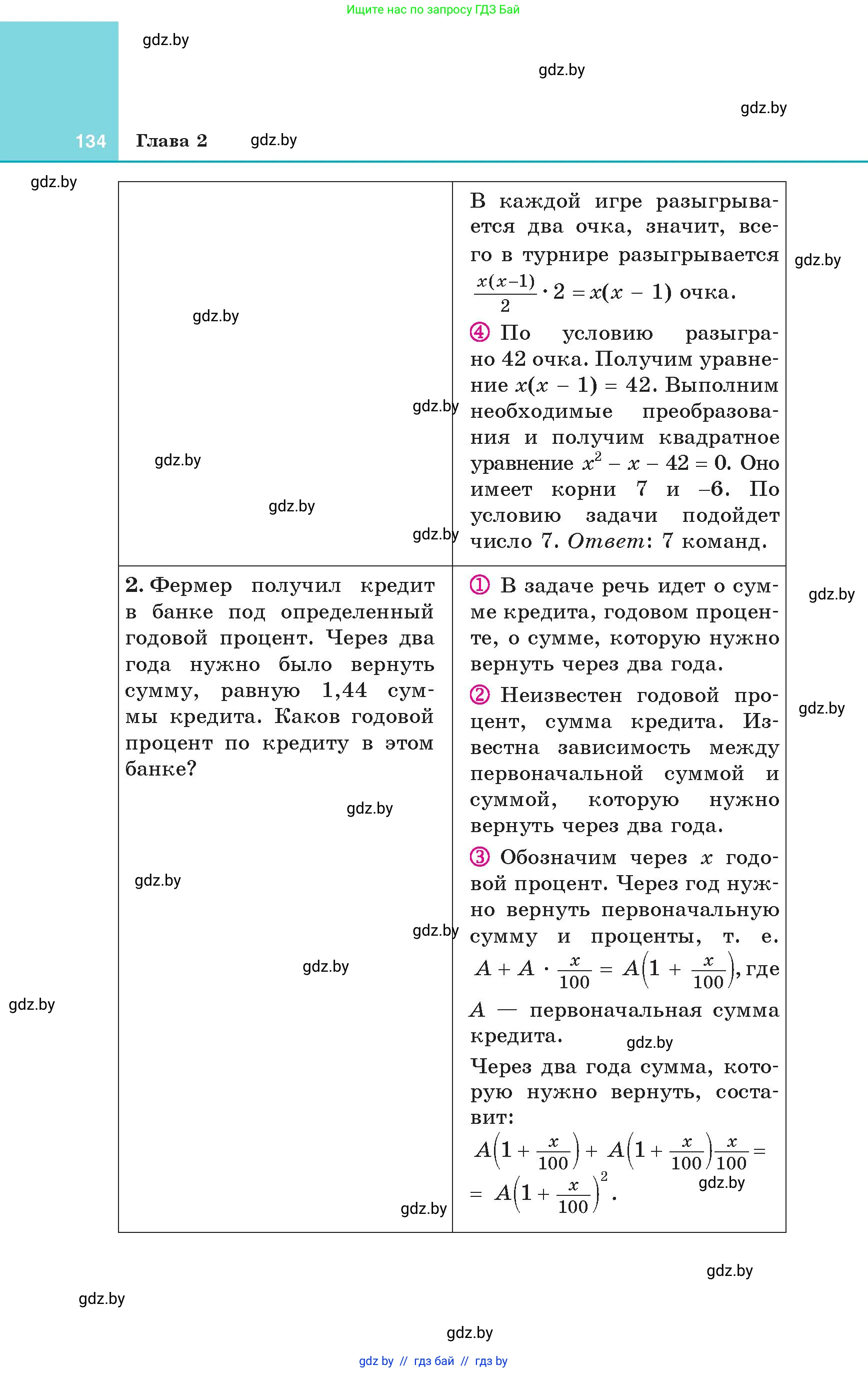 Алгебра, 8 класс Учебник, авторы: Арефьева Ирина Глебовна, Пирютко Ольга Николаевна, издательство Адукацыя i выхаванне, Минск, 2024, бирюзового цвета, страница 134