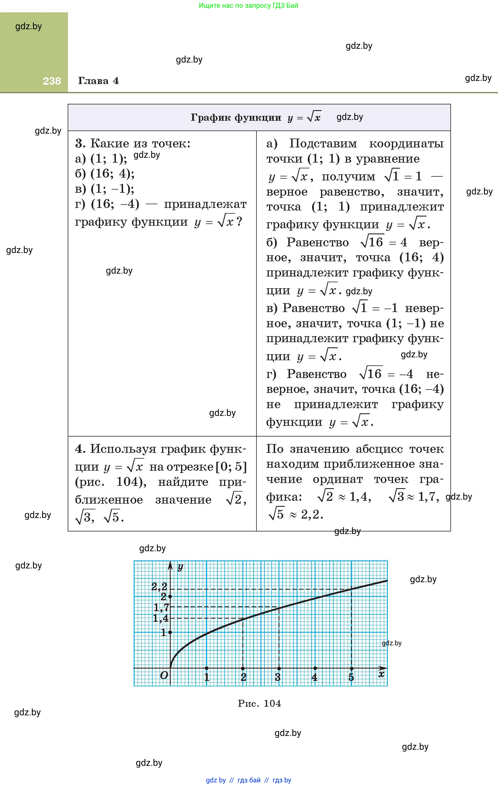 Алгебра, 8 класс Учебник, авторы: Арефьева Ирина Глебовна, Пирютко Ольга Николаевна, издательство Адукацыя i выхаванне, Минск, 2024, бирюзового цвета, страница 238