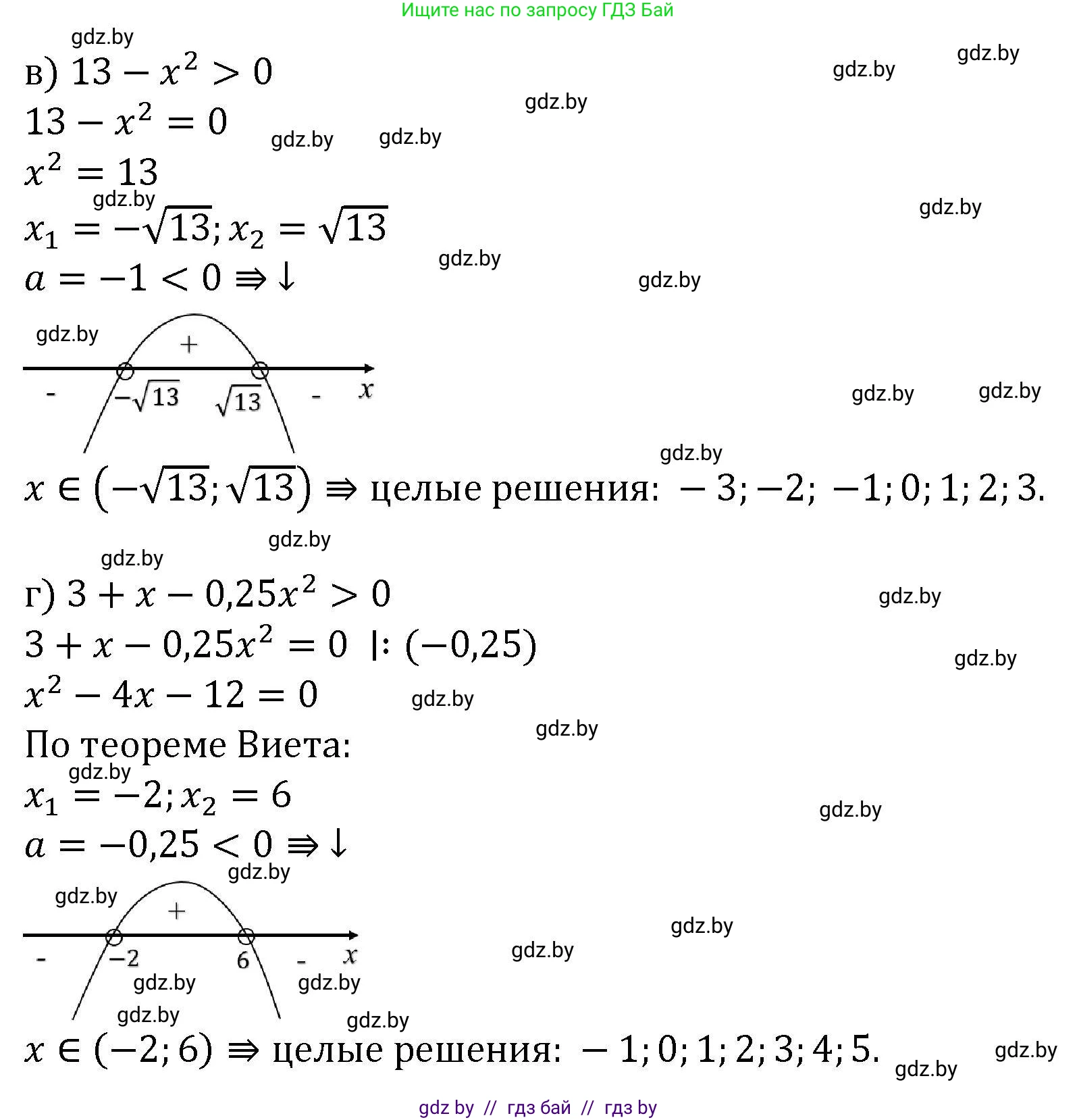 Алгебра, 8 класс Учебник, авторы: Арефьева Ирина Глебовна, Пирютко Ольга Николаевна, издательство Адукацыя i выхаванне, Минск, 2024, бирюзового цвета, страница 196, номер 3.146, Решение (продолжение 2)