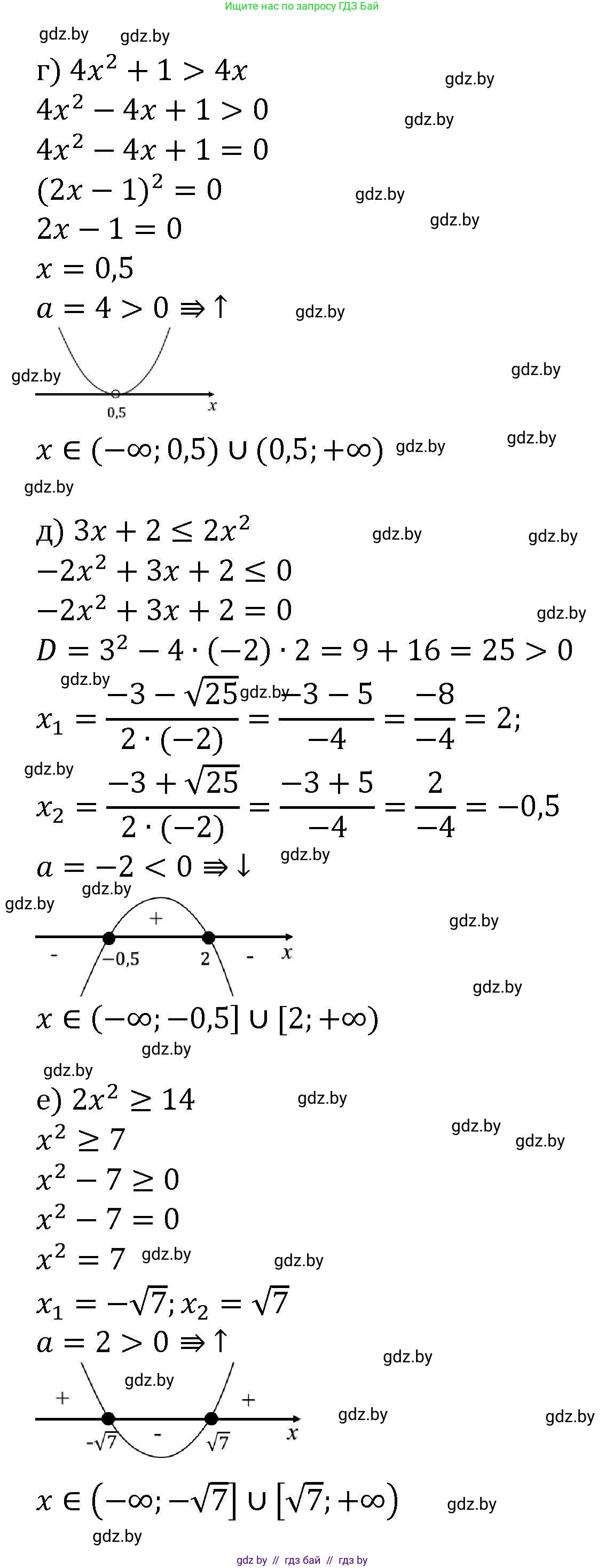 Алгебра, 8 класс Учебник, авторы: Арефьева Ирина Глебовна, Пирютко Ольга Николаевна, издательство Адукацыя i выхаванне, Минск, 2024, бирюзового цвета, страница 197, номер 3.149, Решение (продолжение 2)