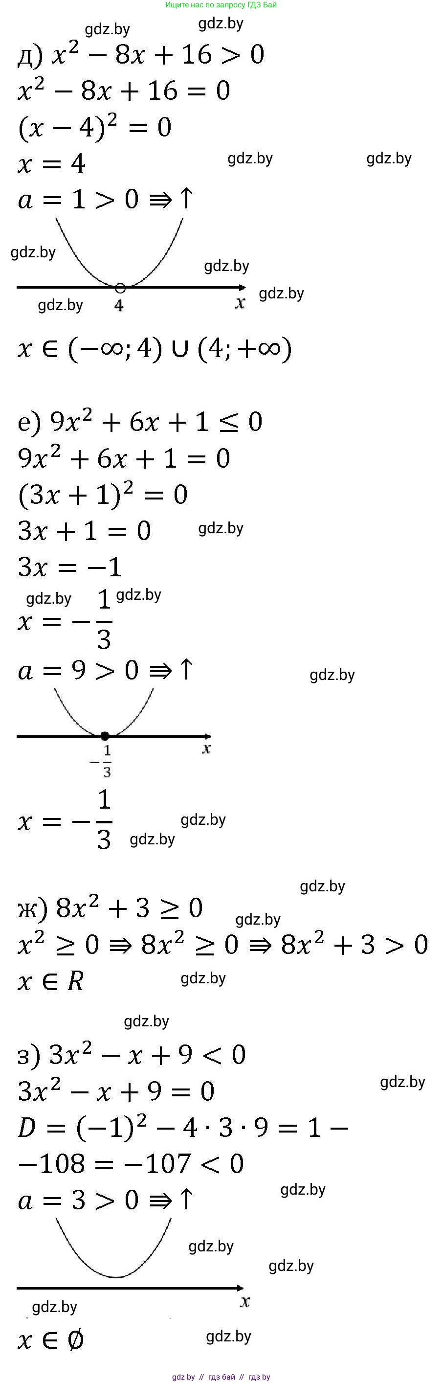 Алгебра, 8 класс Учебник, авторы: Арефьева Ирина Глебовна, Пирютко Ольга Николаевна, издательство Адукацыя i выхаванне, Минск, 2024, бирюзового цвета, страница 200, номер 3.171, Решение (продолжение 2)