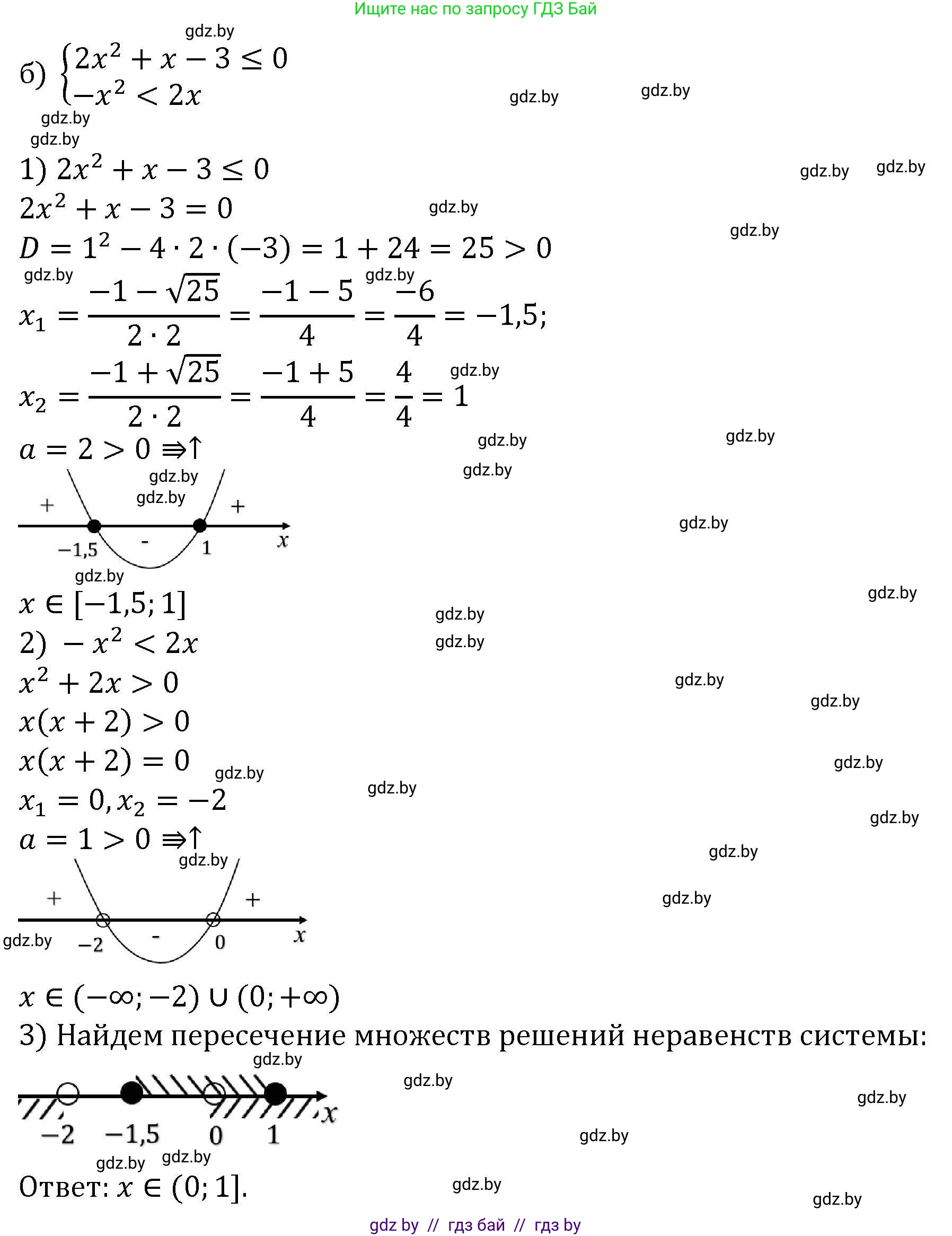 Алгебра, 8 класс Учебник, авторы: Арефьева Ирина Глебовна, Пирютко Ольга Николаевна, издательство Адукацыя i выхаванне, Минск, 2024, бирюзового цвета, страница 207, номер 3.206, Решение (продолжение 2)