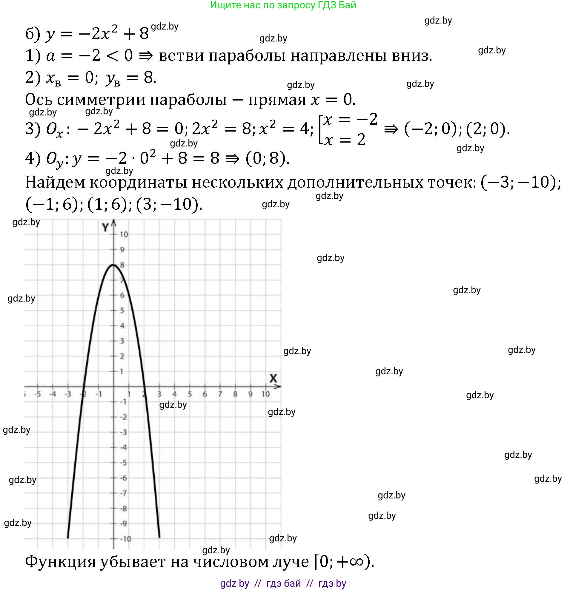 Алгебра, 8 класс Учебник, авторы: Арефьева Ирина Глебовна, Пирютко Ольга Николаевна, издательство Адукацыя i выхаванне, Минск, 2024, бирюзового цвета, страница 185, номер 3.92, Решение (продолжение 2)