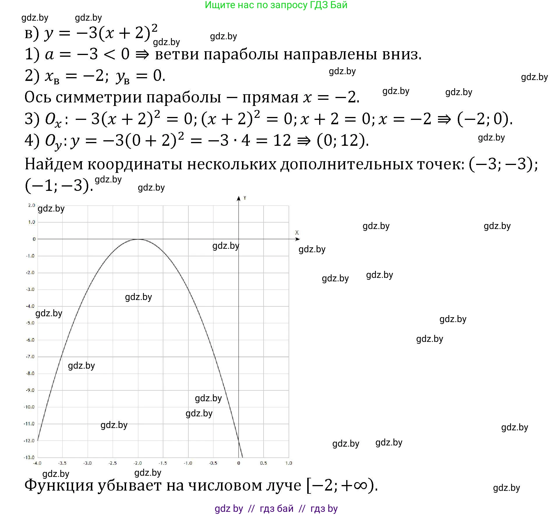 Алгебра, 8 класс Учебник, авторы: Арефьева Ирина Глебовна, Пирютко Ольга Николаевна, издательство Адукацыя i выхаванне, Минск, 2024, бирюзового цвета, страница 185, номер 3.92, Решение (продолжение 3)
