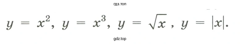 Указать область определения и множество значений каждой из функций