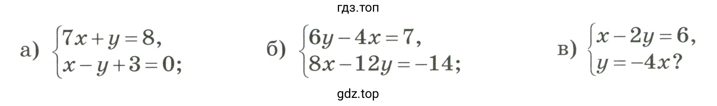 Имеет ли решения система уравнений и сколько?