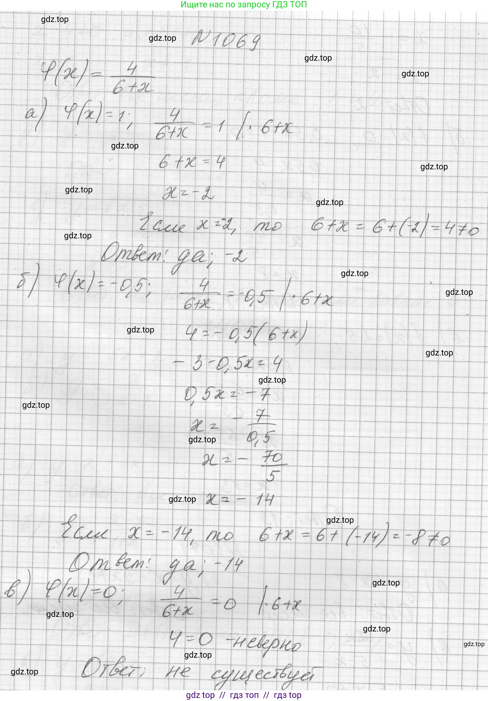 Алгебра, 8 класс Учебник, авторы: Макарычев Юрий Николаевич, Миндюк Нора Григорьевна, Нешков Константин Иванович, Суворова Светлана Борисовна, издательство Просвещение, Москва, 2023, белого цвета, страница 238, номер 1069, Решение