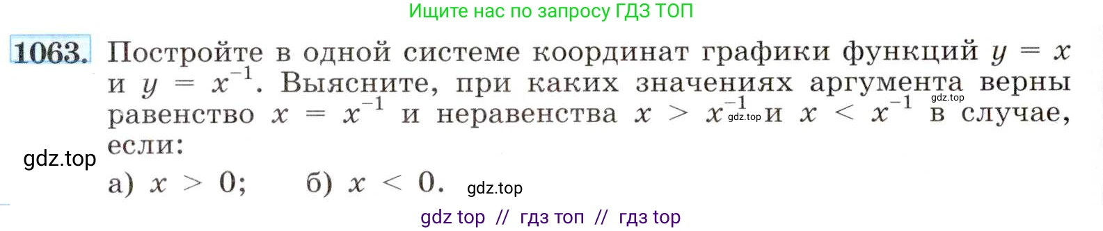 Алгебра, 8 класс Учебник, авторы: Макарычев Юрий Николаевич, Миндюк Нора Григорьевна, Нешков Константин Иванович, Суворова Светлана Борисовна, издательство Просвещение, Москва, 2019 - 2022, белого цвета, страница 244, номер 1063, Условие