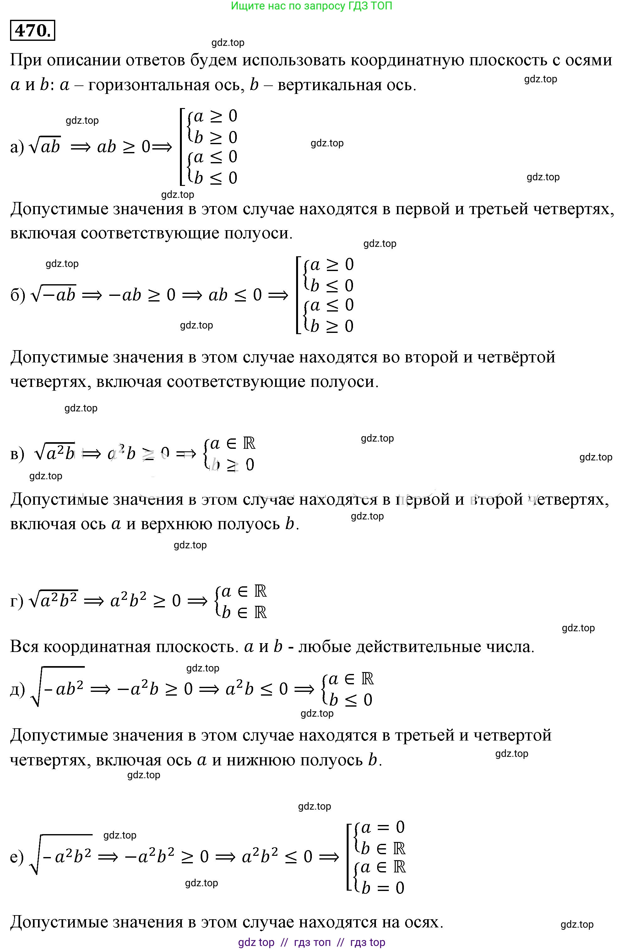 Алгебра, 8 класс Учебник, авторы: Макарычев Юрий Николаевич, Миндюк Нора Григорьевна, Нешков Константин Иванович, Суворова Светлана Борисовна, издательство Просвещение, Москва, 2019 - 2022, белого цвета, страница 110, номер 470, Решение 4