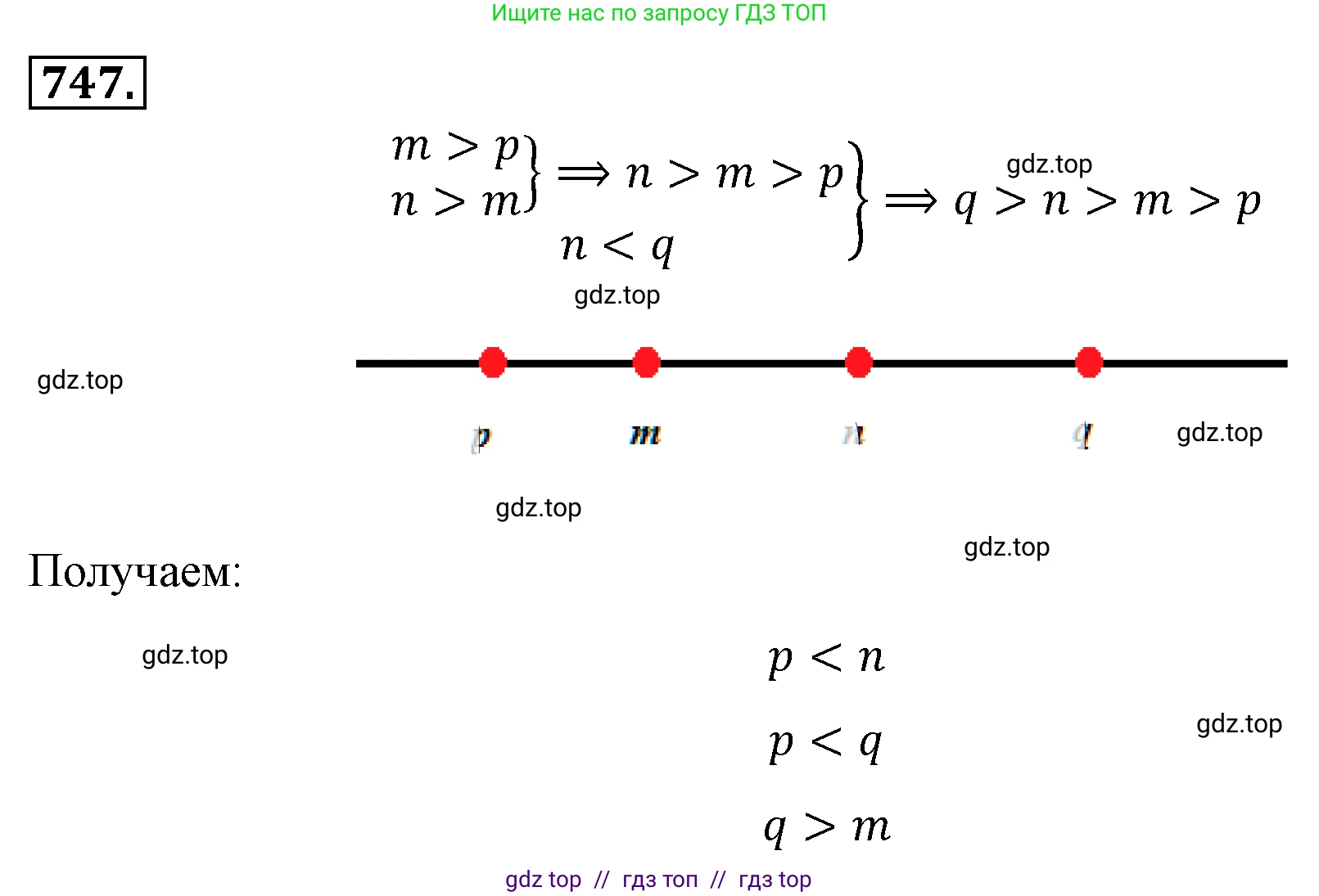 Алгебра, 8 класс Учебник, авторы: Макарычев Юрий Николаевич, Миндюк Нора Григорьевна, Нешков Константин Иванович, Суворова Светлана Борисовна, издательство Просвещение, Москва, 2019 - 2022, белого цвета, страница 167, номер 747, Решение 4