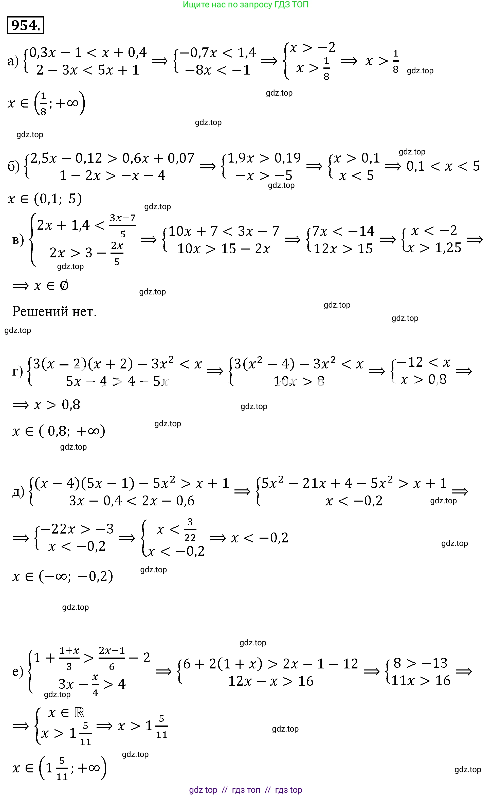 Алгебра, 8 класс Учебник, авторы: Макарычев Юрий Николаевич, Миндюк Нора Григорьевна, Нешков Константин Иванович, Суворова Светлана Борисовна, издательство Просвещение, Москва, 2019 - 2022, белого цвета, страница 211, номер 954, Решение 4