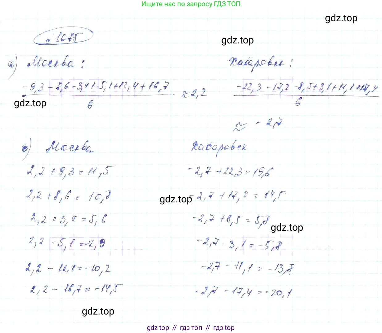 Алгебра, 8 класс Учебник, авторы: Макарычев Юрий Николаевич, Миндюк Нора Григорьевна, Нешков Константин Иванович, Суворова Светлана Борисовна, издательство Просвещение, Москва, 2019 - 2022, белого цвета, страница 248, номер 1075, Решение 6