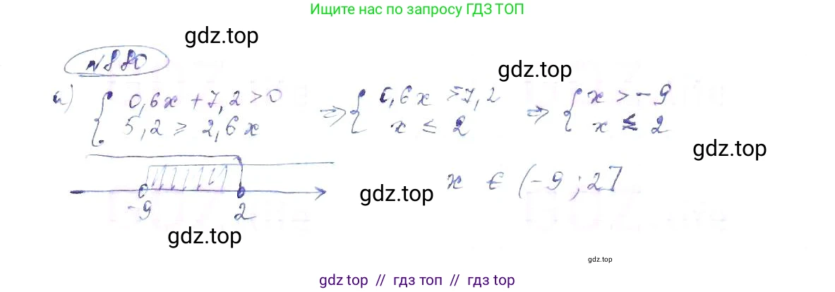 Алгебра, 8 класс Учебник, авторы: Макарычев Юрий Николаевич, Миндюк Нора Григорьевна, Нешков Константин Иванович, Суворова Светлана Борисовна, издательство Просвещение, Москва, 2019 - 2022, белого цвета, страница 198, номер 880, Решение 6