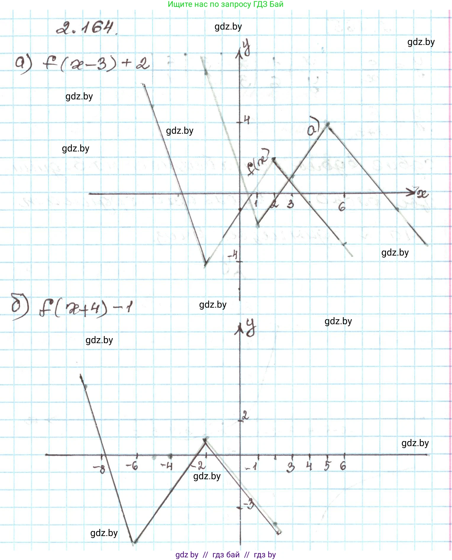 Алгебра, 9 класс Учебник, авторы: Арефьева Ирина Глебовна, Пирютко Ольга Николаевна, издательство Народная асвета, Минск, 2019, голубого цвета, страница 131, номер 2.164, Решение