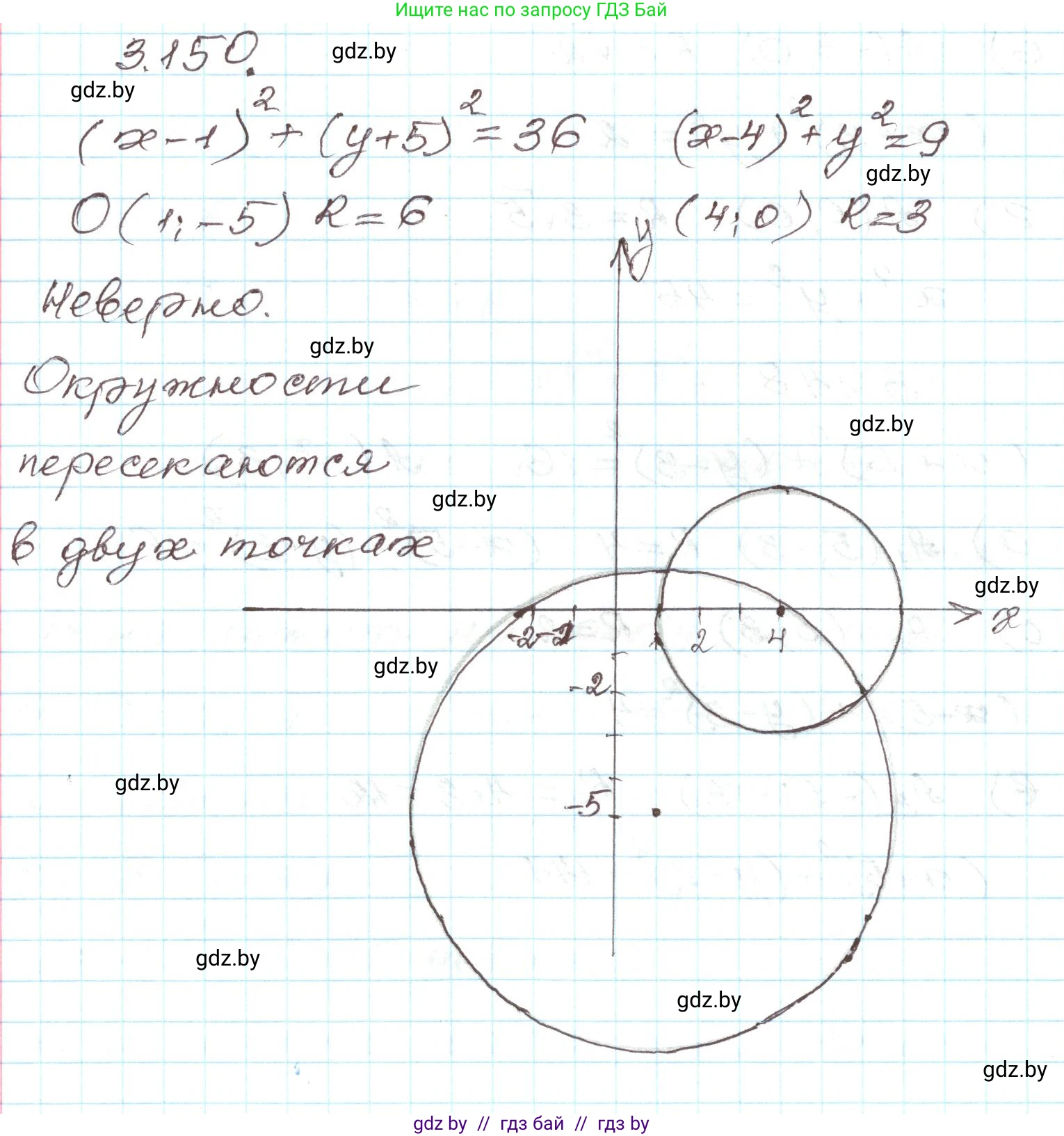 Алгебра, 9 класс Учебник, авторы: Арефьева Ирина Глебовна, Пирютко Ольга Николаевна, издательство Народная асвета, Минск, 2019, голубого цвета, страница 181, номер 3.150, Решение