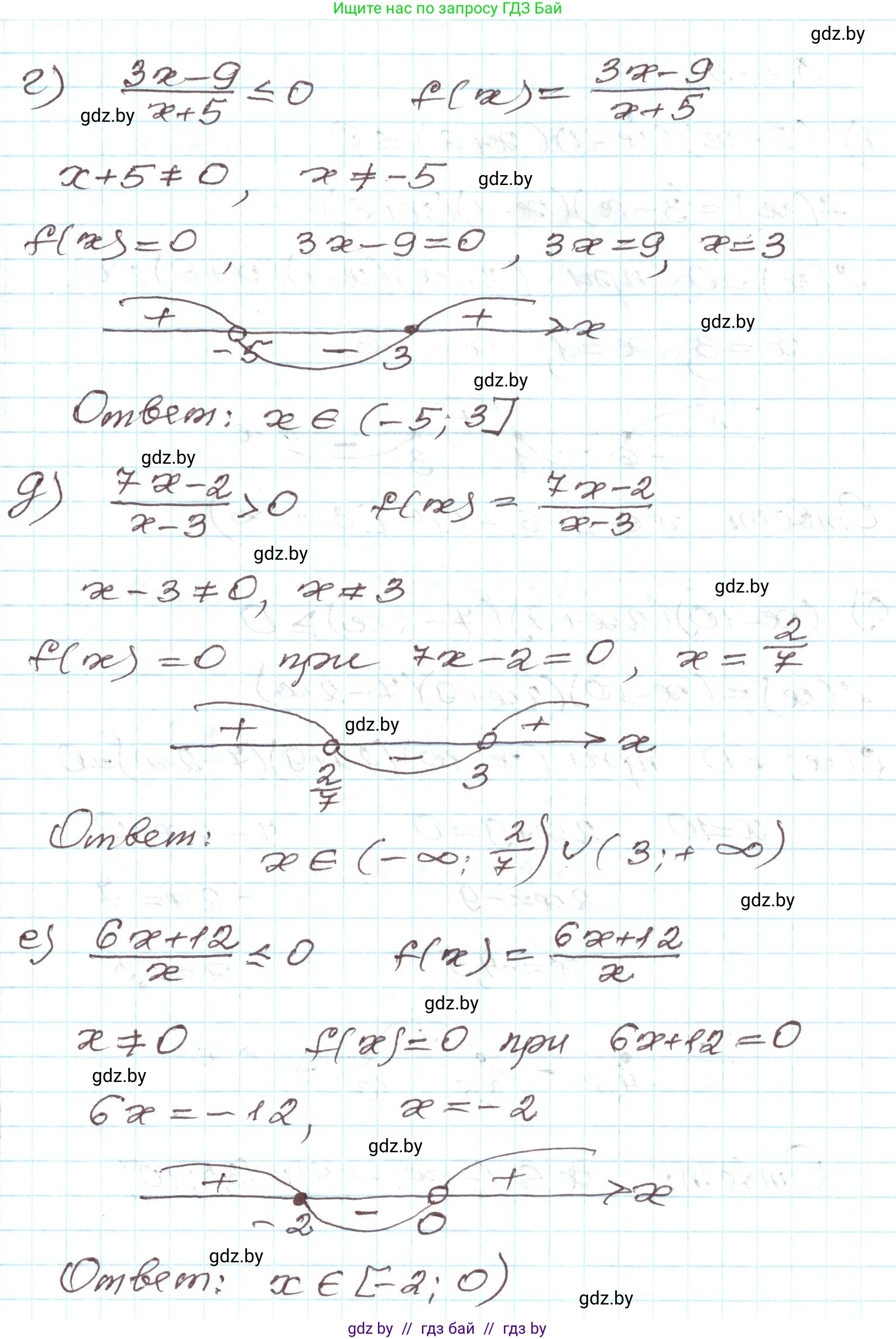 Алгебра, 9 класс Учебник, авторы: Арефьева Ирина Глебовна, Пирютко Ольга Николаевна, издательство Народная асвета, Минск, 2019, голубого цвета, страница 192, номер 3.164, Решение (продолжение 2)
