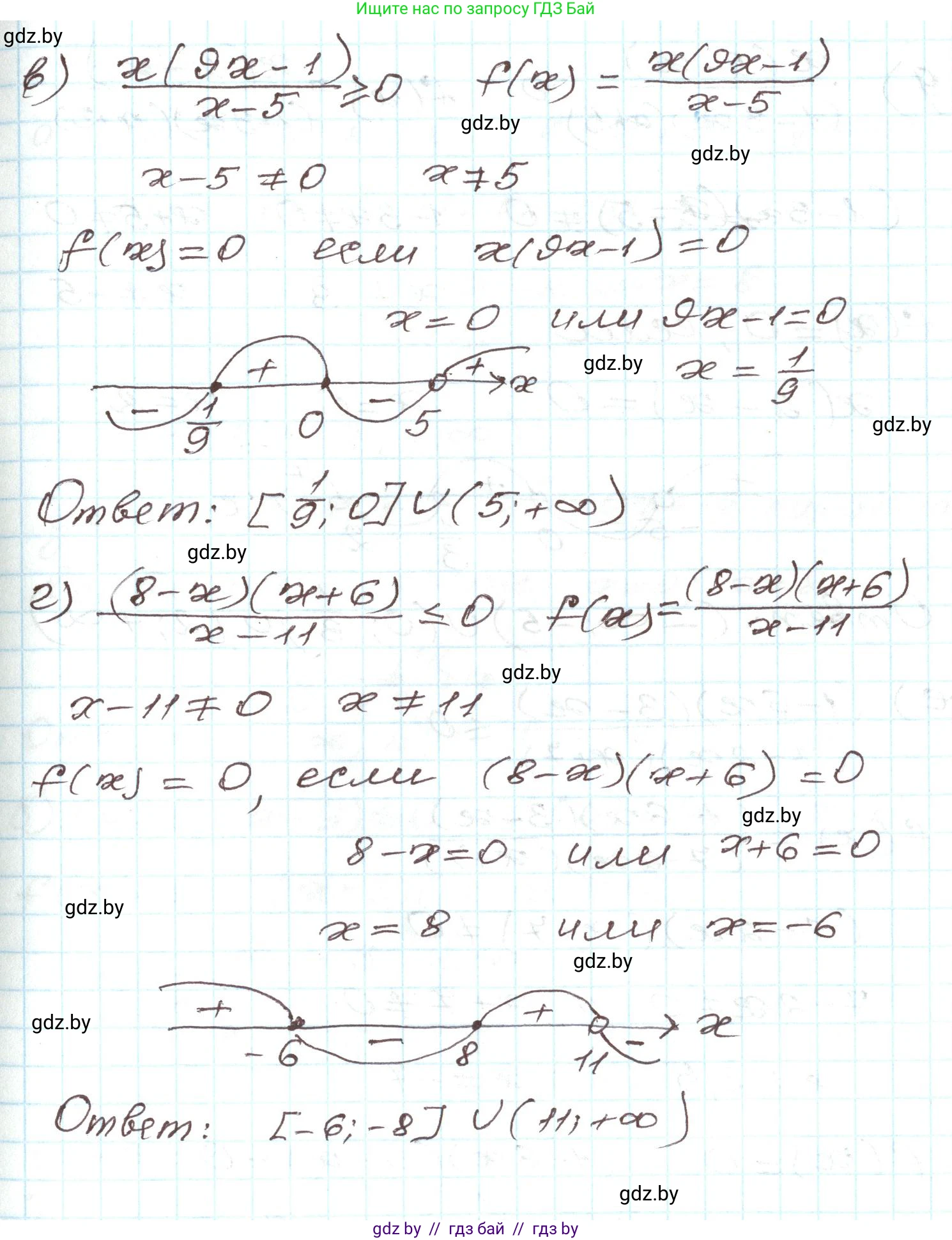 Алгебра, 9 класс Учебник, авторы: Арефьева Ирина Глебовна, Пирютко Ольга Николаевна, издательство Народная асвета, Минск, 2019, голубого цвета, страница 197, номер 3.195, Решение (продолжение 2)