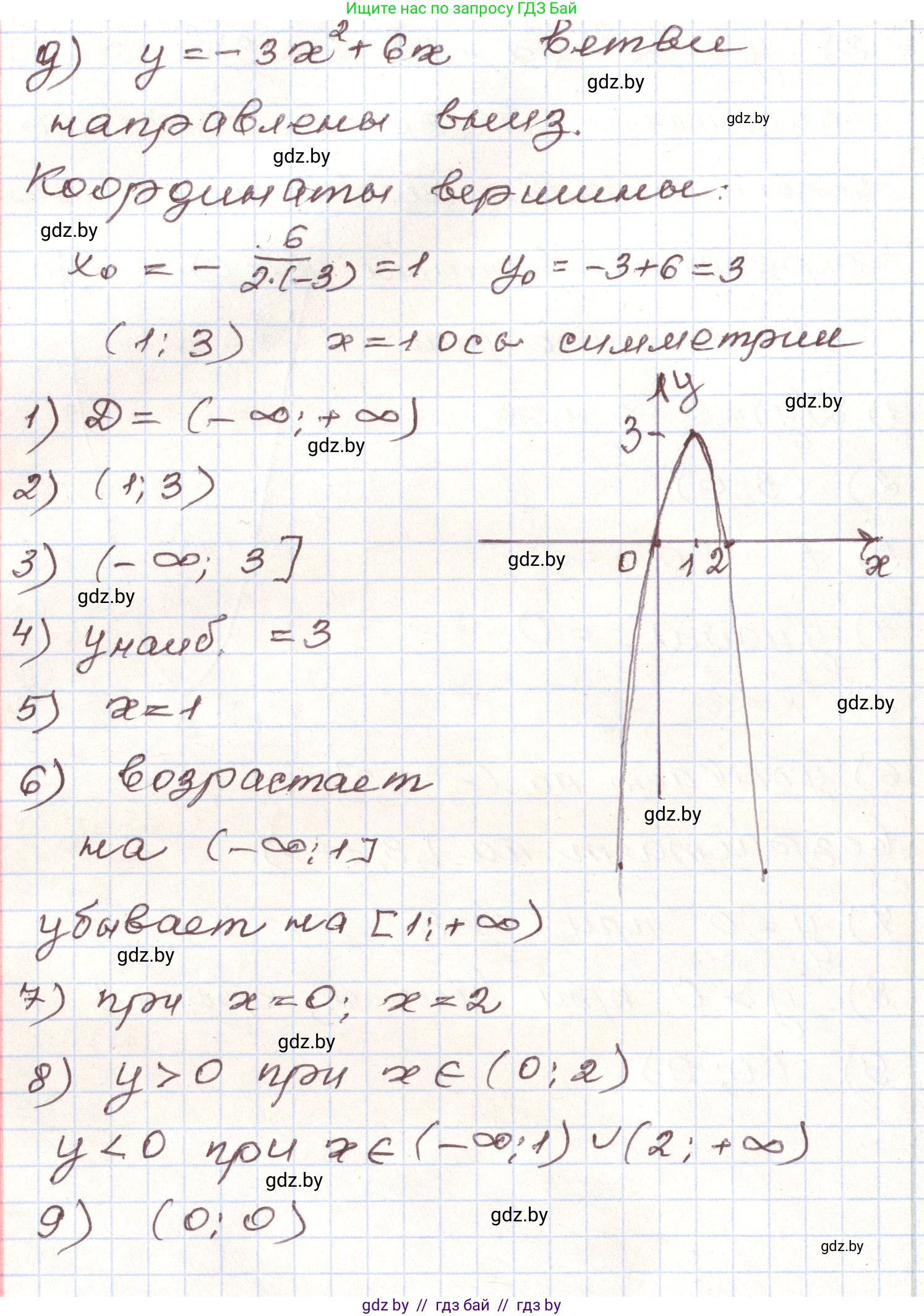 Алгебра, 9 класс Учебник, авторы: Арефьева Ирина Глебовна, Пирютко Ольга Николаевна, издательство Народная асвета, Минск, 2019, голубого цвета, страница 284, номер 194, Решение (продолжение 5)