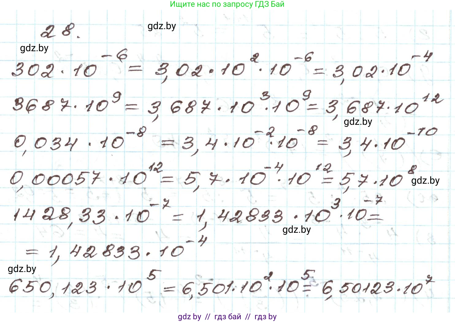 Алгебра, 9 класс Учебник, авторы: Арефьева Ирина Глебовна, Пирютко Ольга Николаевна, издательство Народная асвета, Минск, 2019, голубого цвета, страница 268, номер 28, Решение