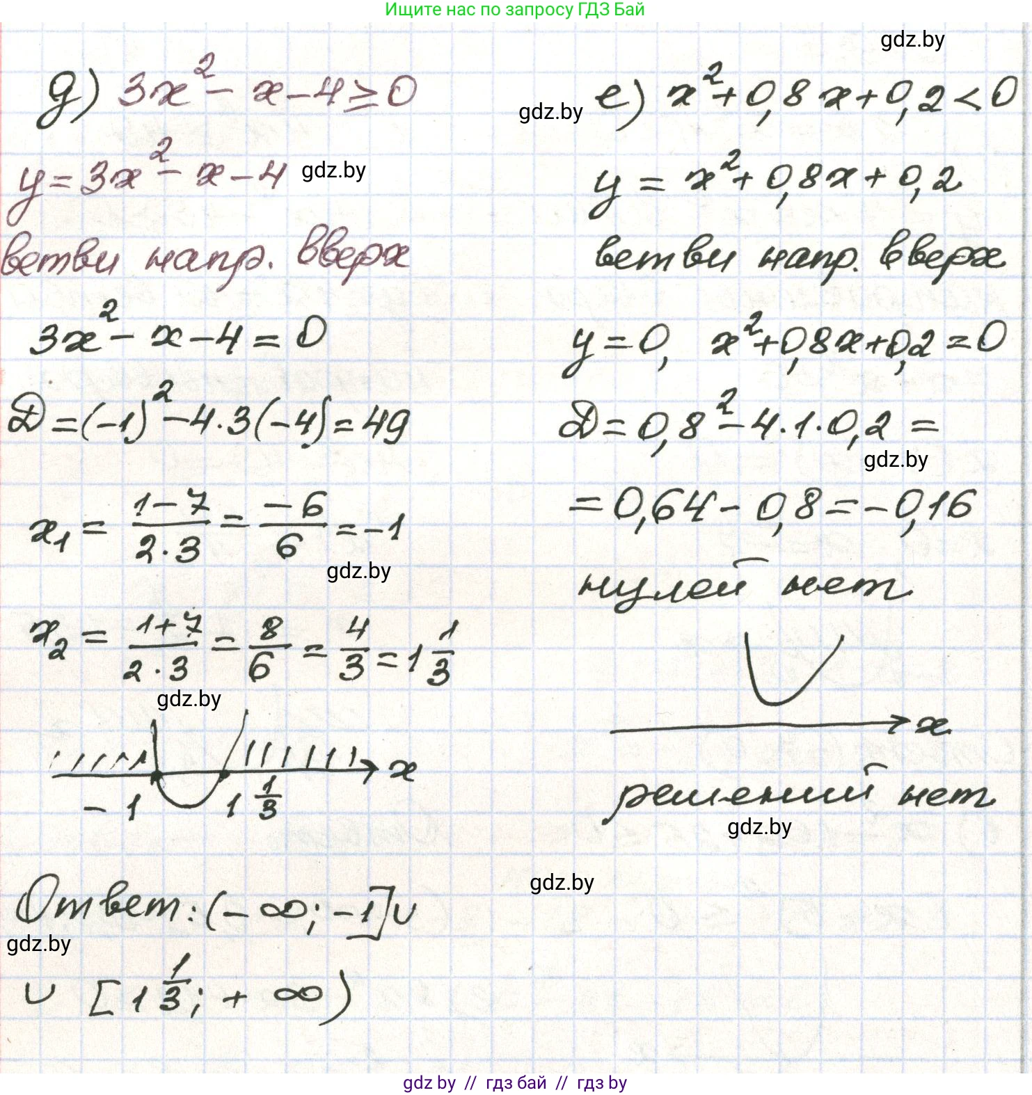 Алгебра, 9 класс Учебник, авторы: Арефьева Ирина Глебовна, Пирютко Ольга Николаевна, издательство Народная асвета, Минск, 2019, голубого цвета, страница 297, номер 288, Решение (продолжение 2)