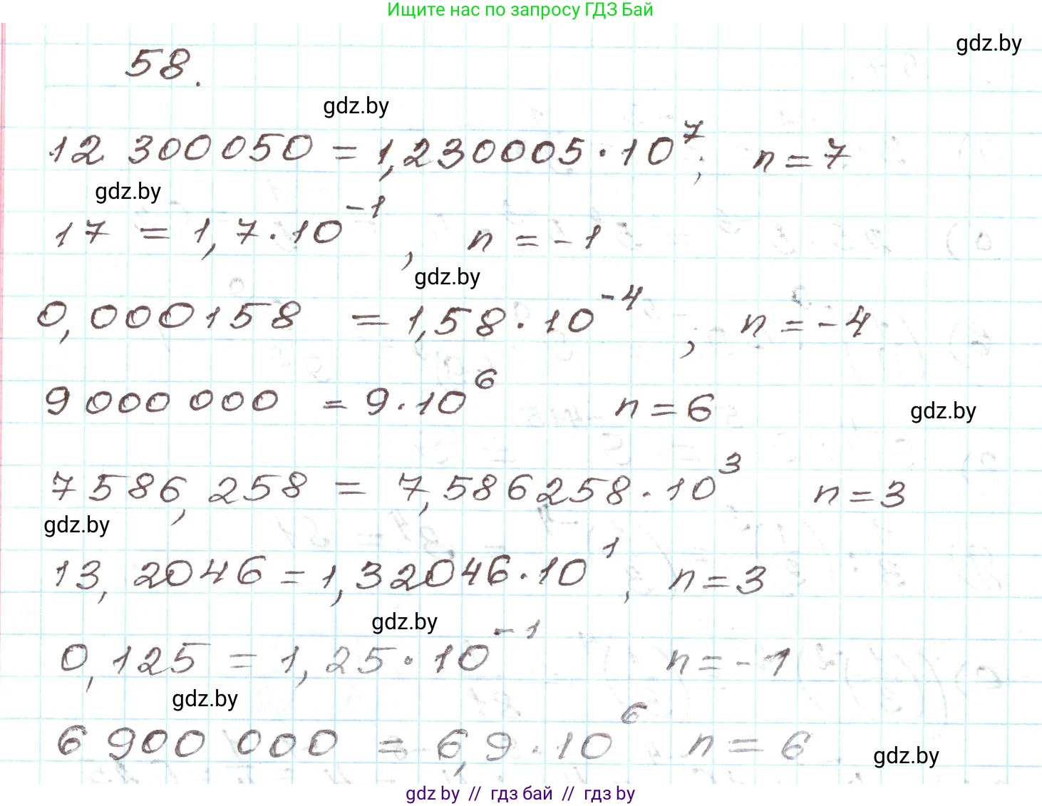 Алгебра, 9 класс Учебник, авторы: Арефьева Ирина Глебовна, Пирютко Ольга Николаевна, издательство Народная асвета, Минск, 2019, голубого цвета, страница 271, номер 58, Решение