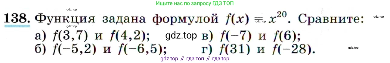 Алгебра, 9 класс Учебник, авторы: Макарычев Юрий Николаевич, Миндюк Нора Григорьевна, Нешков Константин Иванович, Суворова Светлана Борисовна, издательство Просвещение, Москва, 2014 - 2024, страница 52, номер 138, Условие