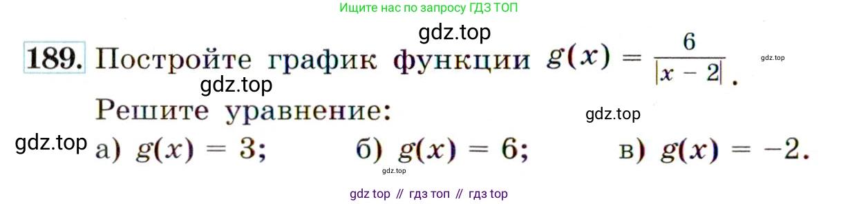 Алгебра, 9 класс Учебник, авторы: Макарычев Юрий Николаевич, Миндюк Нора Григорьевна, Нешков Константин Иванович, Суворова Светлана Борисовна, издательство Просвещение, Москва, 2014 - 2024, страница 64, номер 189, Условие