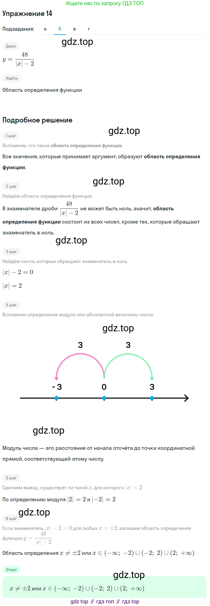 Алгебра, 9 класс Учебник, авторы: Макарычев Юрий Николаевич, Миндюк Нора Григорьевна, Нешков Константин Иванович, Суворова Светлана Борисовна, издательство Просвещение, Москва, 2014 - 2024, страница 9, номер 14, Решение 1 (продолжение 2)