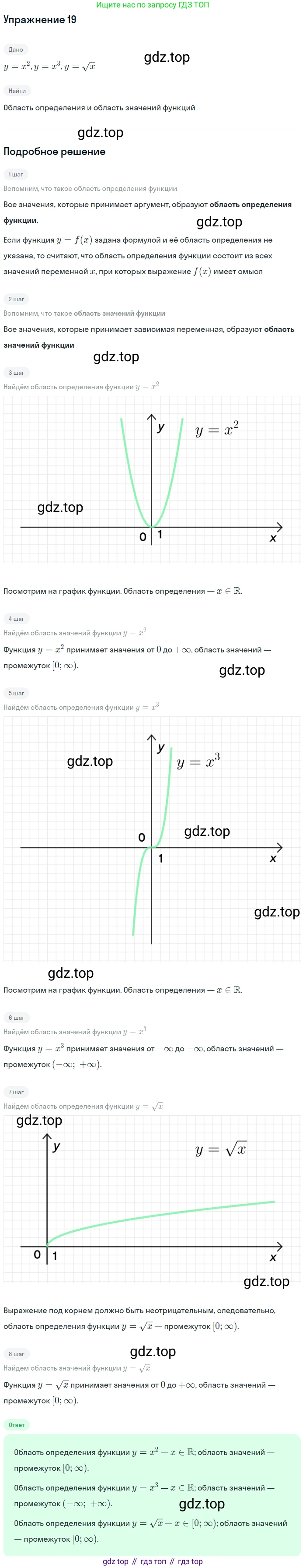 Алгебра, 9 класс Учебник, авторы: Макарычев Юрий Николаевич, Миндюк Нора Григорьевна, Нешков Константин Иванович, Суворова Светлана Борисовна, издательство Просвещение, Москва, 2014 - 2024, страница 11, номер 19, Решение 1