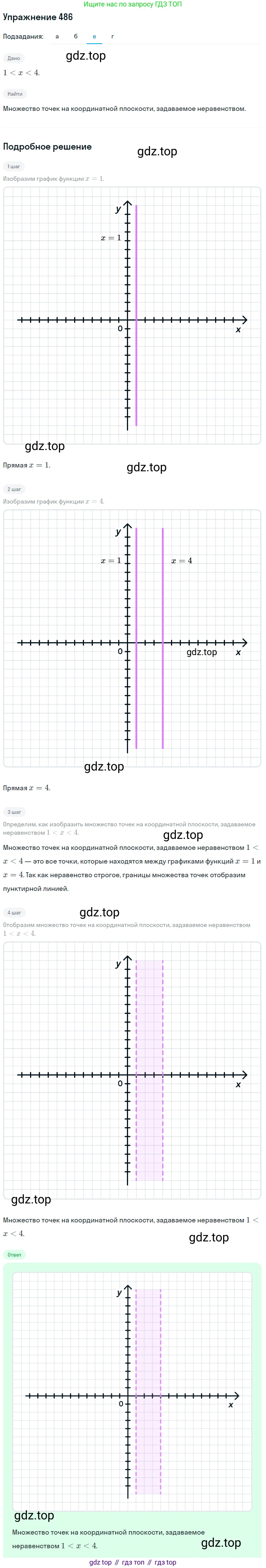 Алгебра, 9 класс Учебник, авторы: Макарычев Юрий Николаевич, Миндюк Нора Григорьевна, Нешков Константин Иванович, Суворова Светлана Борисовна, издательство Просвещение, Москва, 2014 - 2024, страница 129, номер 486, Решение 1
