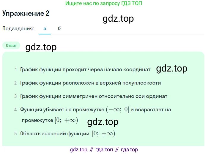 Алгебра, 9 класс Учебник, авторы: Макарычев Юрий Николаевич, Миндюк Нора Григорьевна, Нешков Константин Иванович, Суворова Светлана Борисовна, издательство Просвещение, Москва, 2014 - 2024, страница 49, номер 2, Решение 1