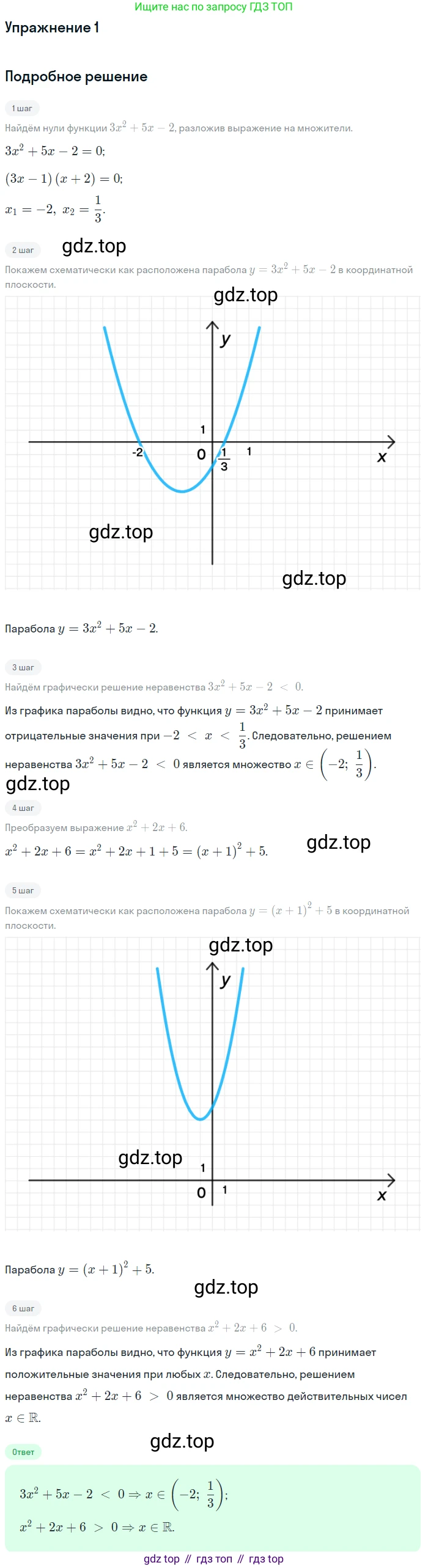 Алгебра, 9 класс Учебник, авторы: Макарычев Юрий Николаевич, Миндюк Нора Григорьевна, Нешков Константин Иванович, Суворова Светлана Борисовна, издательство Просвещение, Москва, 2014 - 2024, страница 98, номер 1, Решение 1