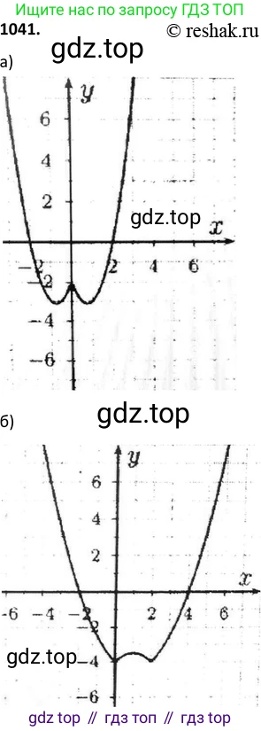 Алгебра, 9 класс Учебник, авторы: Макарычев Юрий Николаевич, Миндюк Нора Григорьевна, Нешков Константин Иванович, Суворова Светлана Борисовна, издательство Просвещение, Москва, 2014 - 2024, страница 242, номер 1041, Решение 2