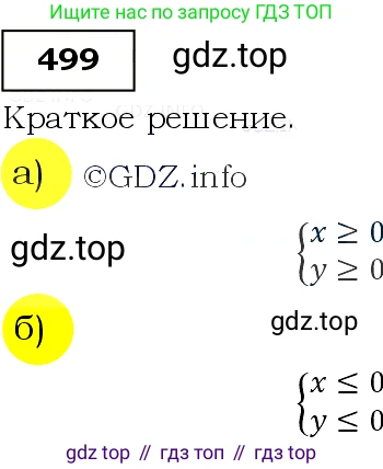 Алгебра, 9 класс Учебник, авторы: Макарычев Юрий Николаевич, Миндюк Нора Григорьевна, Нешков Константин Иванович, Суворова Светлана Борисовна, издательство Просвещение, Москва, 2014 - 2024, страница 132, номер 499, Решение 3