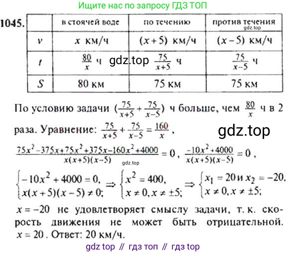 Алгебра, 9 класс Учебник, авторы: Макарычев Юрий Николаевич, Миндюк Нора Григорьевна, Нешков Константин Иванович, Суворова Светлана Борисовна, издательство Просвещение, Москва, 2014 - 2024, страница 242, номер 1045, Решение 4