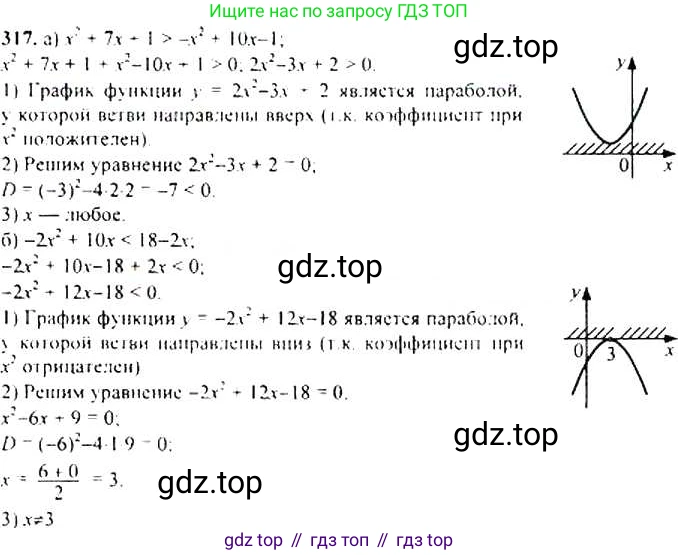 Алгебра, 9 класс Учебник, авторы: Макарычев Юрий Николаевич, Миндюк Нора Григорьевна, Нешков Константин Иванович, Суворова Светлана Борисовна, издательство Просвещение, Москва, 2014 - 2024, страница 91, номер 317, Решение 4