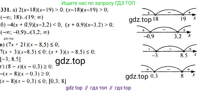 Алгебра, 9 класс Учебник, авторы: Макарычев Юрий Николаевич, Миндюк Нора Григорьевна, Нешков Константин Иванович, Суворова Светлана Борисовна, издательство Просвещение, Москва, 2014 - 2024, страница 97, номер 331, Решение 4