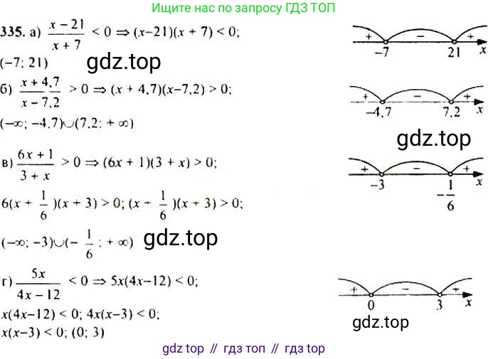 Алгебра, 9 класс Учебник, авторы: Макарычев Юрий Николаевич, Миндюк Нора Григорьевна, Нешков Константин Иванович, Суворова Светлана Борисовна, издательство Просвещение, Москва, 2014 - 2024, страница 97, номер 335, Решение 4