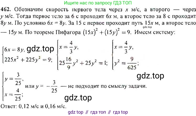 Алгебра, 9 класс Учебник, авторы: Макарычев Юрий Николаевич, Миндюк Нора Григорьевна, Нешков Константин Иванович, Суворова Светлана Борисовна, издательство Просвещение, Москва, 2014 - 2024, страница 123, номер 462, Решение 4