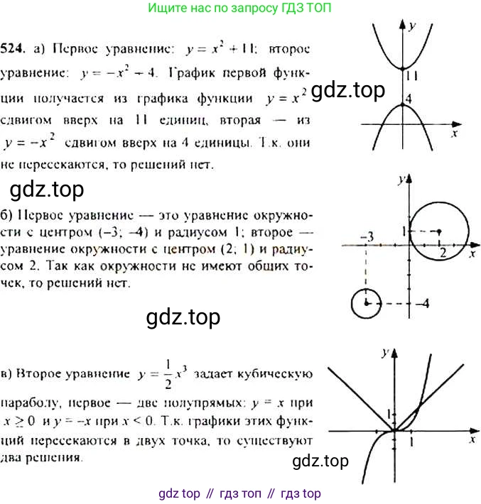 Алгебра, 9 класс Учебник, авторы: Макарычев Юрий Николаевич, Миндюк Нора Григорьевна, Нешков Константин Иванович, Суворова Светлана Борисовна, издательство Просвещение, Москва, 2014 - 2024, страница 139, номер 524, Решение 4