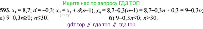 Алгебра, 9 класс Учебник, авторы: Макарычев Юрий Николаевич, Миндюк Нора Григорьевна, Нешков Константин Иванович, Суворова Светлана Борисовна, издательство Просвещение, Москва, 2014 - 2024, страница 153, номер 593, Решение 4