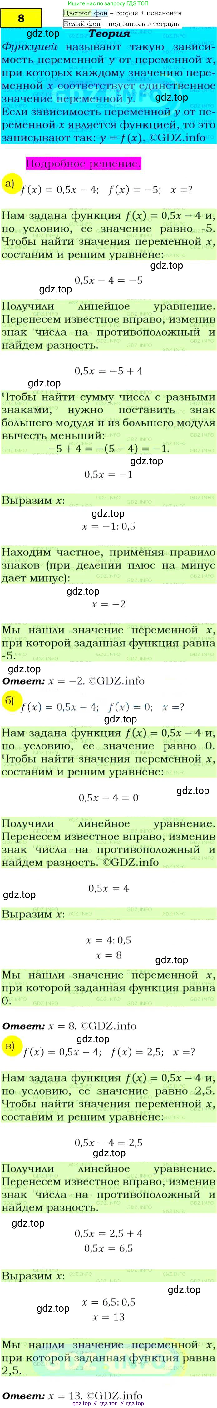 Алгебра, 9 класс Учебник, авторы: Макарычев Юрий Николаевич, Миндюк Нора Григорьевна, Нешков Константин Иванович, Суворова Светлана Борисовна, издательство Просвещение, Москва, 2014 - 2024, страница 9, номер 8, Решение 4