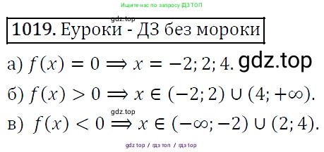 Алгебра, 9 класс Учебник, авторы: Макарычев Юрий Николаевич, Миндюк Нора Григорьевна, Нешков Константин Иванович, Суворова Светлана Борисовна, издательство Просвещение, Москва, 2014 - 2024, страница 239, номер 1019, Решение 5