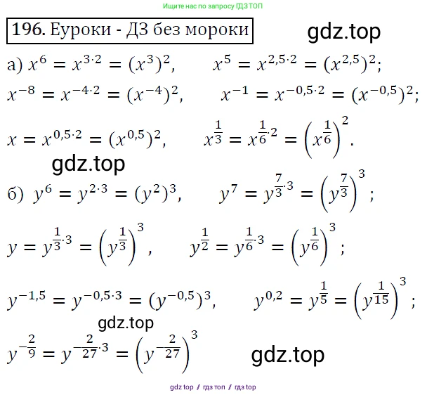 Алгебра, 9 класс Учебник, авторы: Макарычев Юрий Николаевич, Миндюк Нора Григорьевна, Нешков Константин Иванович, Суворова Светлана Борисовна, издательство Просвещение, Москва, 2014 - 2024, страница 67, номер 196, Решение 5
