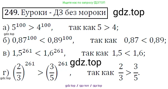 Алгебра, 9 класс Учебник, авторы: Макарычев Юрий Николаевич, Миндюк Нора Григорьевна, Нешков Константин Иванович, Суворова Светлана Борисовна, издательство Просвещение, Москва, 2014 - 2024, страница 73, номер 249, Решение 5