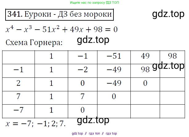 Алгебра, 9 класс Учебник, авторы: Макарычев Юрий Николаевич, Миндюк Нора Григорьевна, Нешков Константин Иванович, Суворова Светлана Борисовна, издательство Просвещение, Москва, 2014 - 2024, страница 102, номер 341, Решение 5